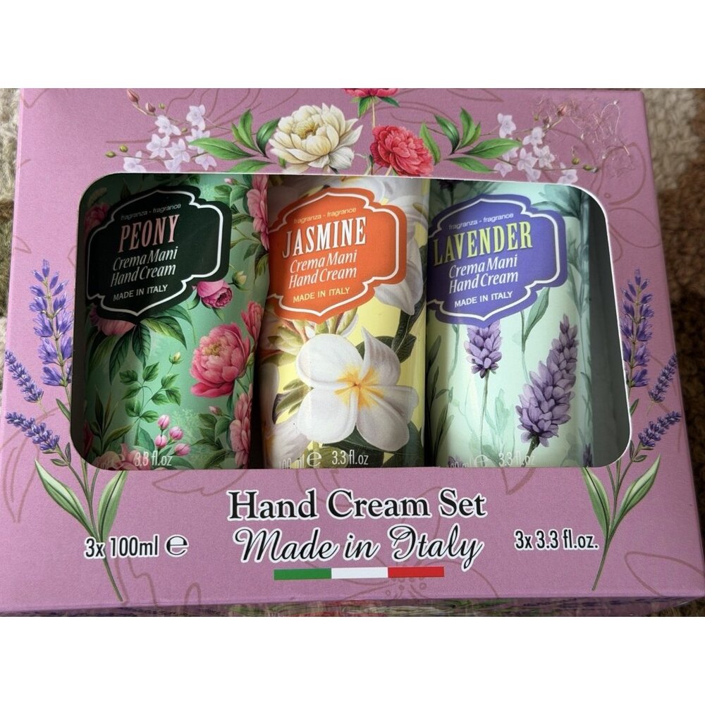 Hand Cream Set-Lavender Made In Italy New In Box
